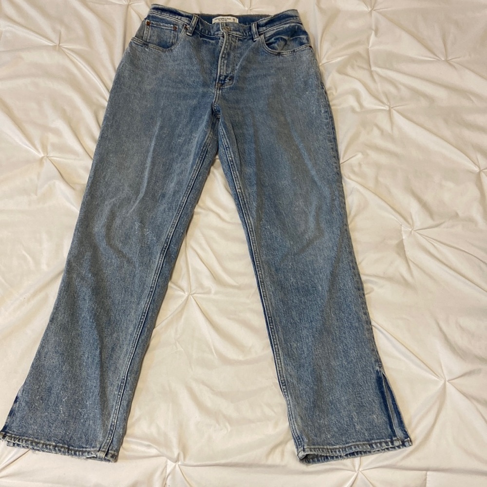 Abercrombie ‘The 90s straight ultra high rise curve love’